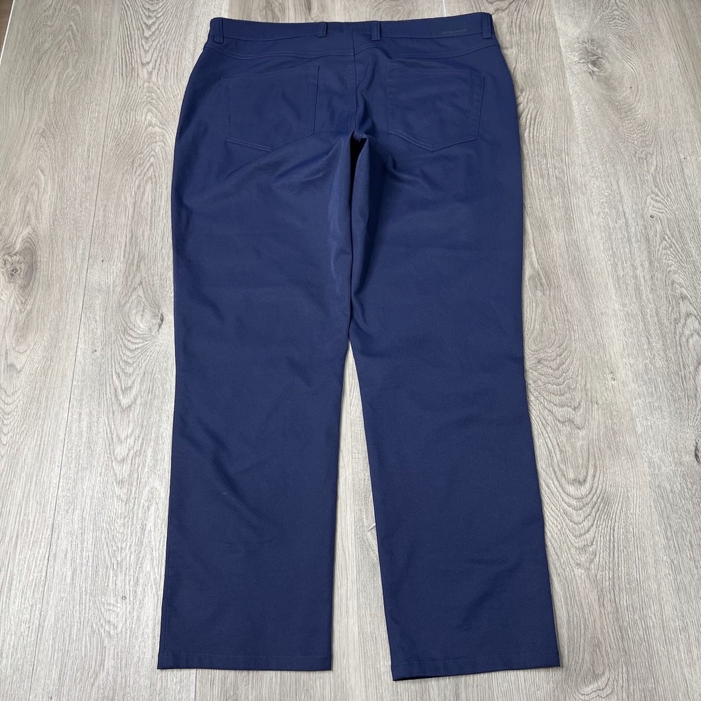 Peter Millar EB66 Performance Five-Pocket Pants Mens Size 36 Inseam 27.5" Blue - Picture 12 of 16